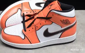 ORANGE” MID AIR “TURF JORDAN 1 0704
